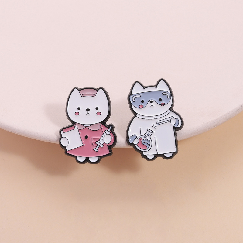 2pcs Cute Cartoon Medical Cat  - Medical Lab Gifts recension och pris
