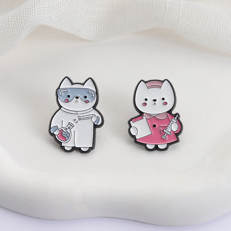 2pcs Cute Cartoon Medical Cat  - Medical Lab Gifts recension och pris