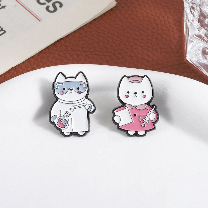 2pcs Cute Cartoon Medical Cat  - Medical Lab Gifts recension och pris