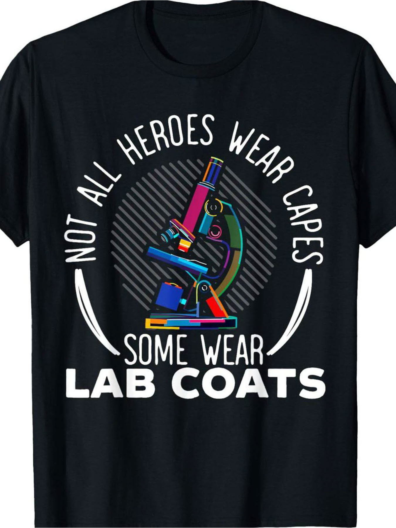 Men'S Black Crew Neck Short Sl - Medical Lab Graphics recension och pris