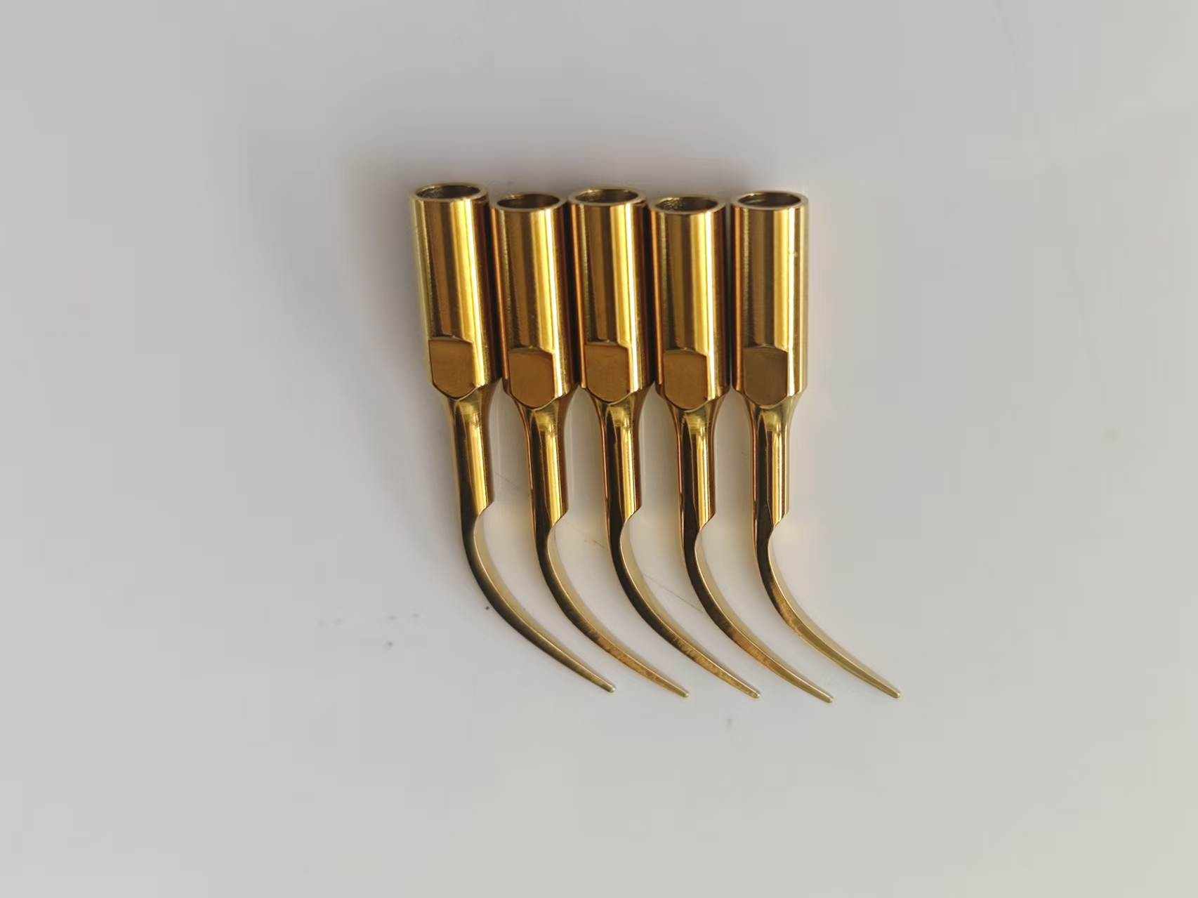 5Pcs Titanium Gold Dental Ultr - Dental Scaler Ultrasonic recension och pris